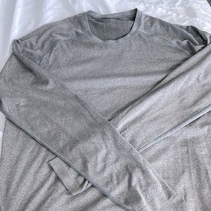 Lululemon blue grey long sleeve men’s xl
